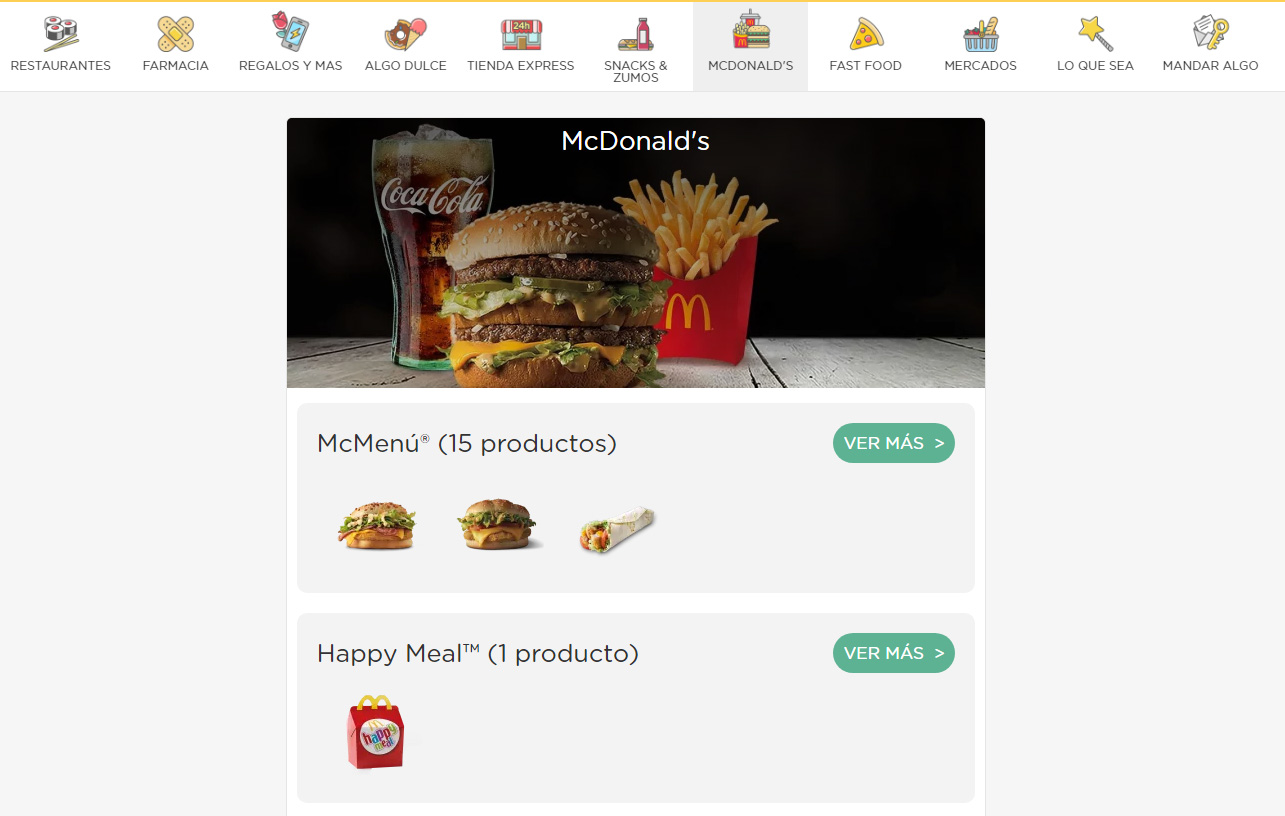 El nuevo servicio de McDonald's ya está operativo en la plataforma de Glovo para Madrid y Barcelona.