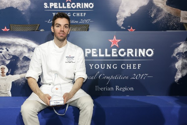 El chef David Andrés representará a la región ibérica en la final de Milán de S. Pellegrino Young Chef 2018.