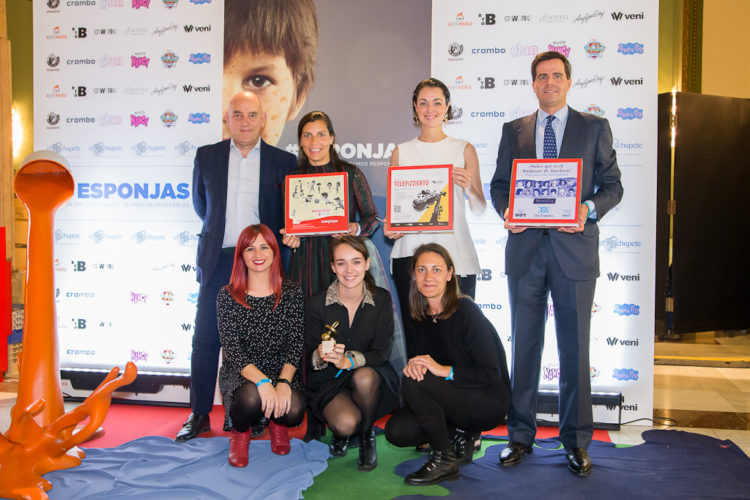 Telepizza recibe el premio El Chupete 18 e1542369263818
