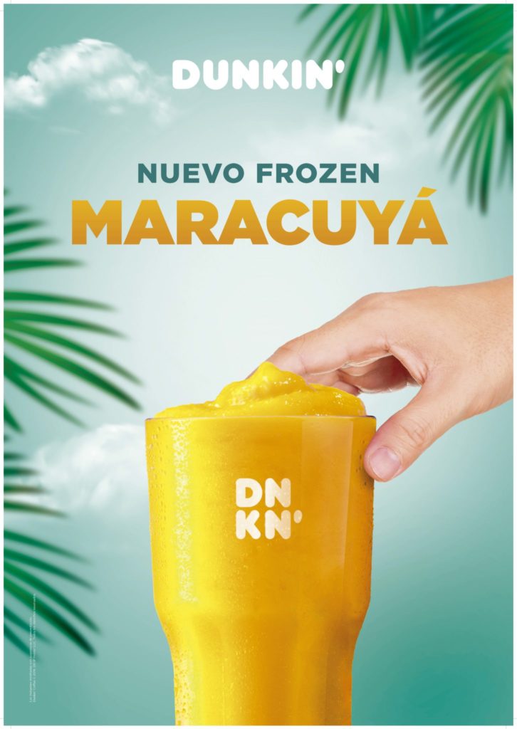 Dunkin' Coffee presenta Frozen Maracuyá, su nuevo producto
