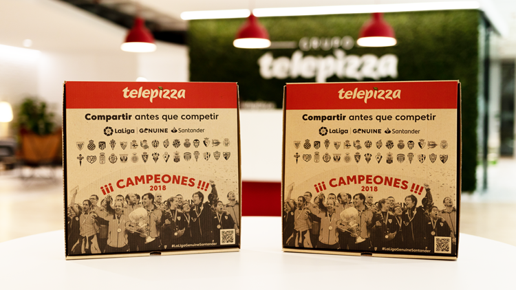 Cajas Solidarias de Telepizza del mes de junio.