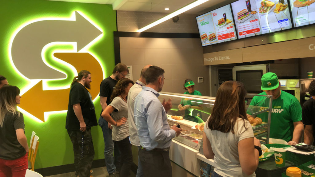 Subway ha abierto un restaurante en el centro empresarial Cristalia de Madrid.
