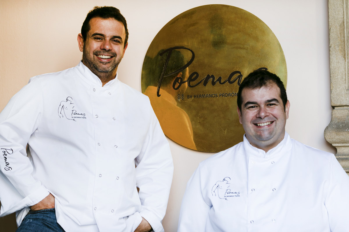 Los hermanos Juan Carlos y Jonathan Padrón, responsables de la oferta gastronómica de Poemas.