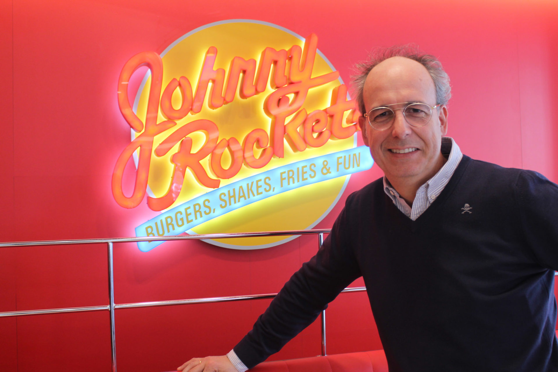 José Luis Palomar, CEO Johnny Rockets en España. Foto: © Javier Mesa