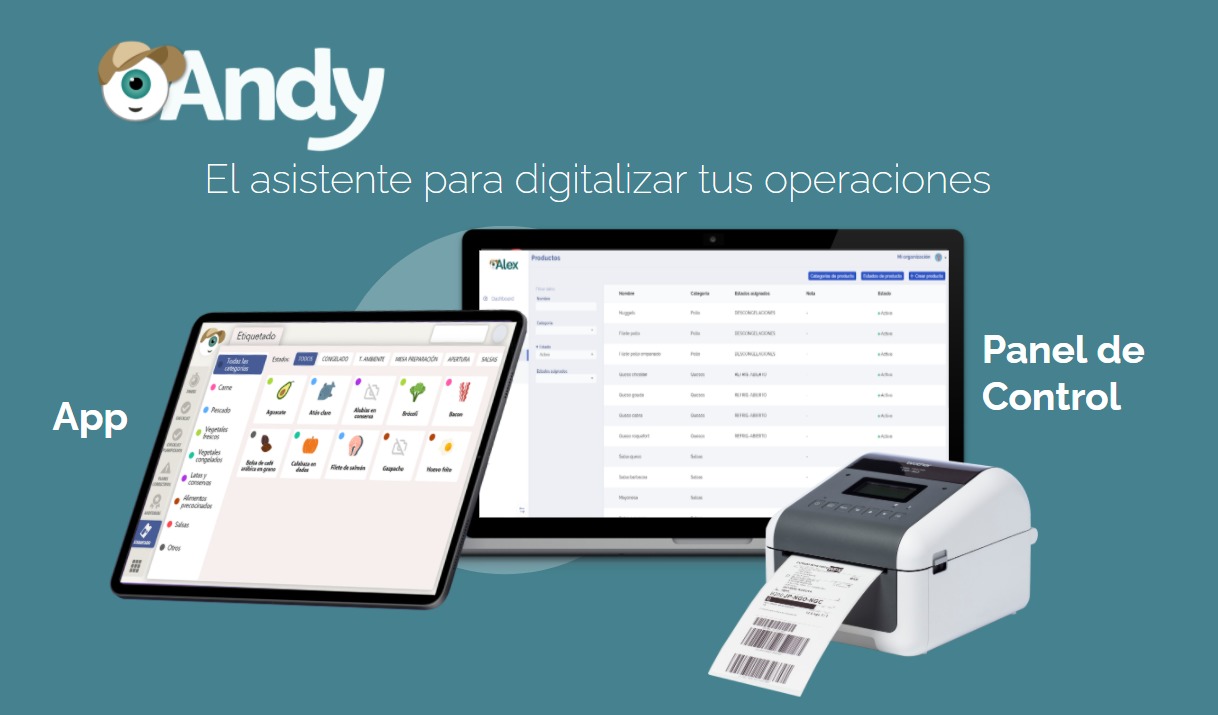andyApp - Tecnología de etiquetado Brother, la verdadera ayuda a la hostelería