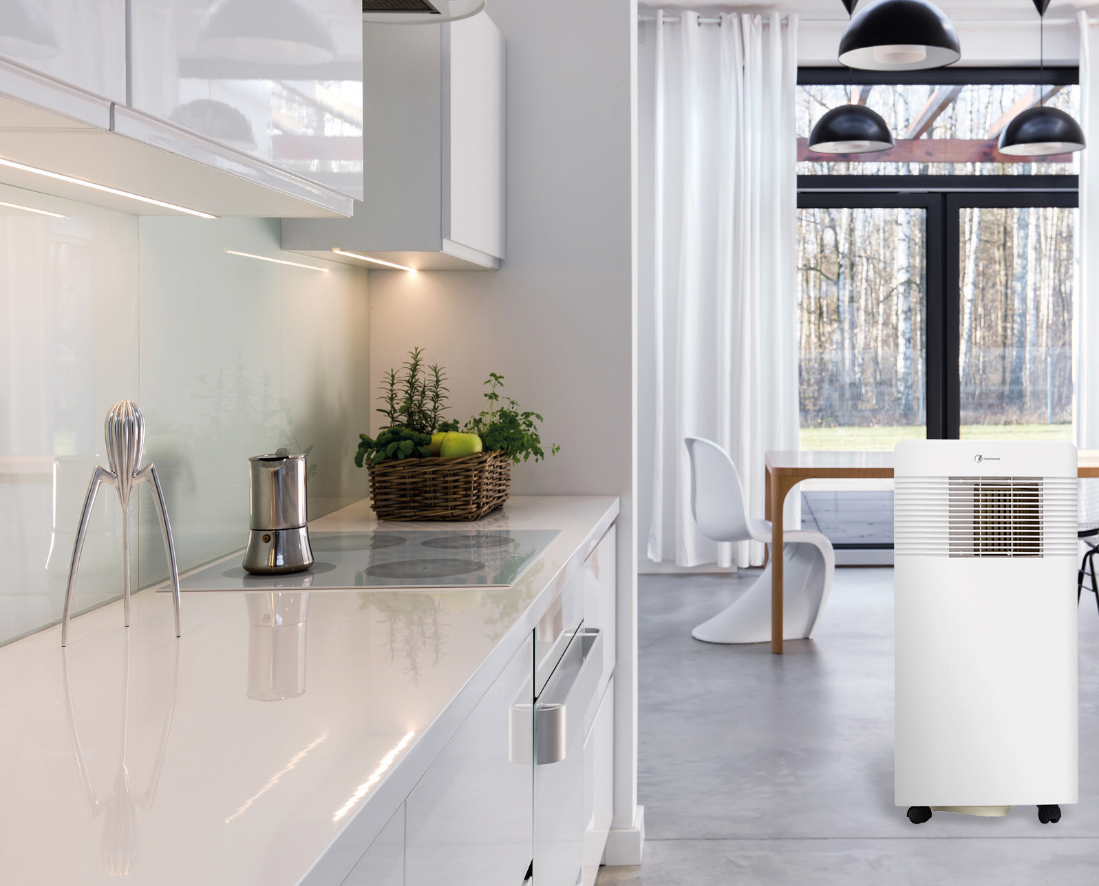El IGLÚ 7 UV de Haverland es ideal para mantener fresco y desinfectado espacios como cocinas.