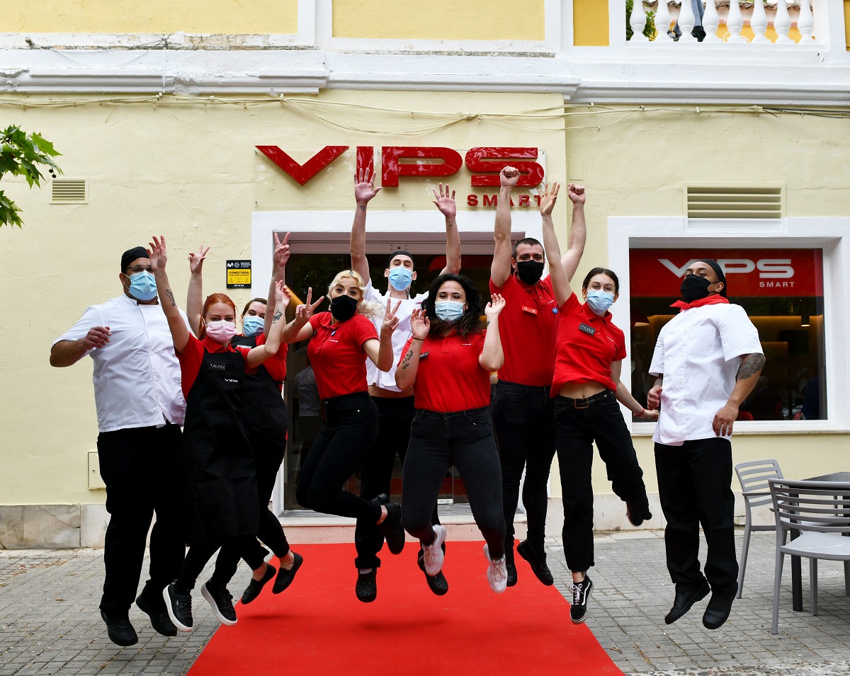 El equipo de VIPS SMart Aranjuez el día de su estreno.