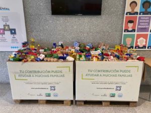 Recogida de alimentos colegios Madrid Grow Food Banks