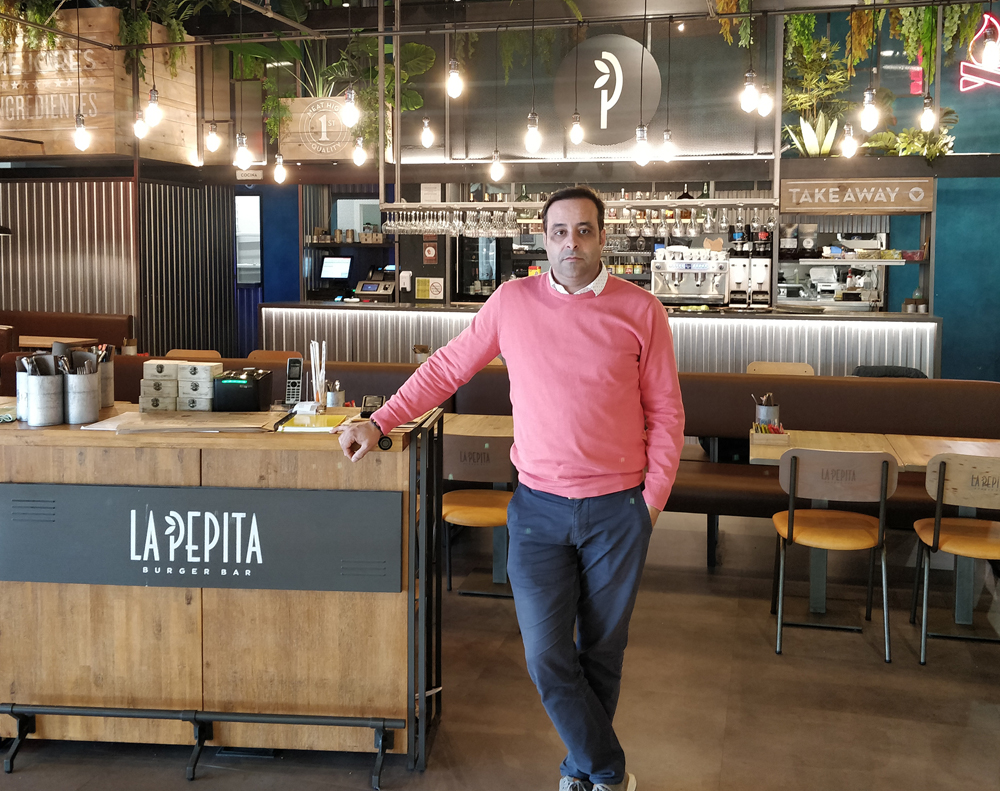 Santiago Salgueiro fundador de La Pepita Burger Bar
