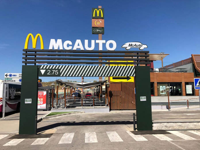 McAuto del McDonald's del centro Abadía de Toledo.