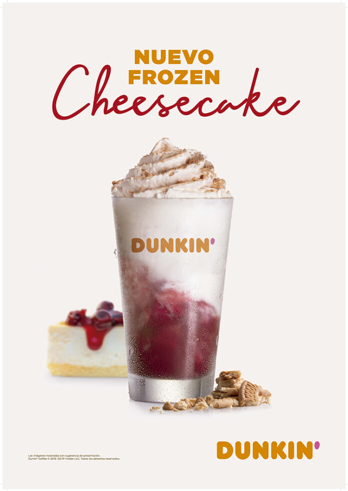 Dunkin’ Coffee presenta su Frozen Cheesecake