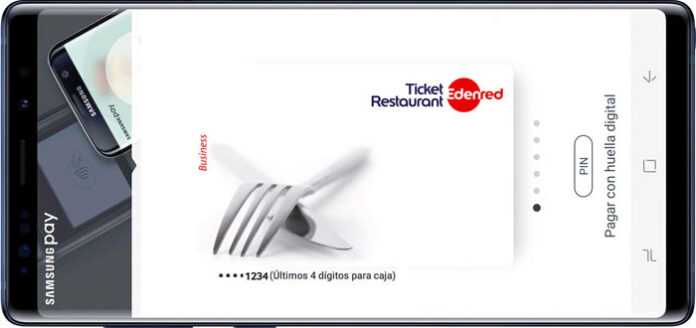 |Los usuarios de Ticket Restaurant podrán pagar con su móvil gracias al acuerdo entre Edenred y Samsung.