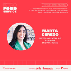 Expofoodservice 2022 ePack Higiene Marta Cerezo