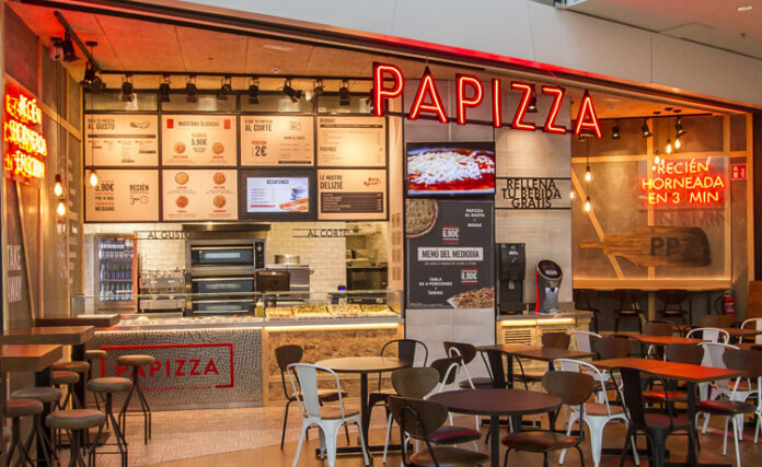El nuevo formato de Papizza también incorpora una imagen renovada de la marca original.|