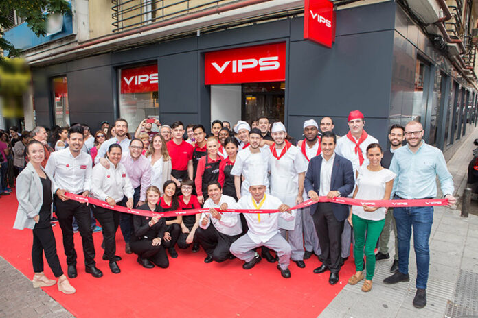 El nuevo VIPS de Vallecas ha abierto en la Avenida de la Albufera.