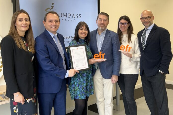 Compass Group España reconocida como empresa familiarmente responsable